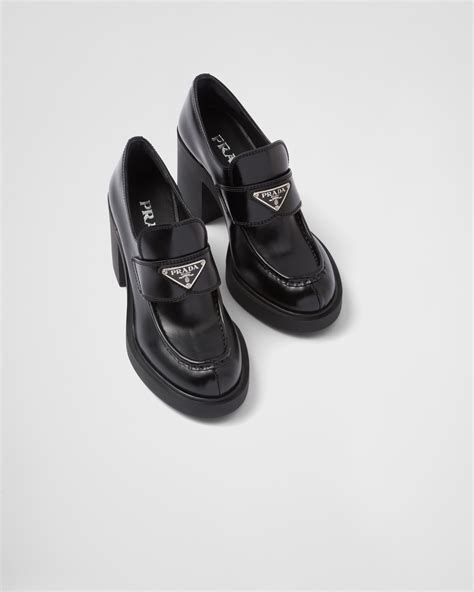 prada loafers sale|prada high heel loafers.